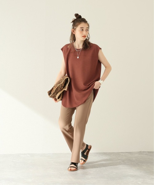 JOURNAL STANDARD（ジャーナルスタンダード）の「カットジョーゼットプルオーバー（Tシャツ/カットソー・レディース・ブラック/ブラウン/ピンク・FREE）」の17枚目の写真