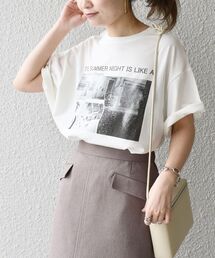 SHIPS | ORGABITS コットンプリントTEE◆(Tシャツ/カットソー)