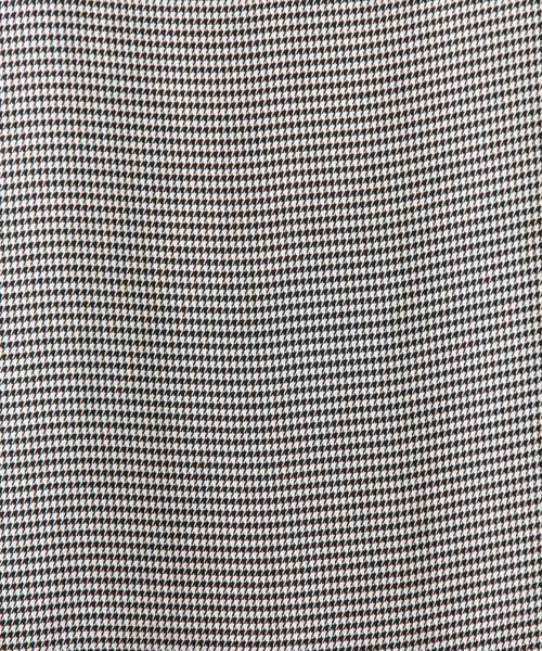 Munich(ミューニック)の「ハウンドトゥースチェック ロングシャツワンピース(セットアップ可)(ワンピース・レディース・ホワイト/ブラウン/カーキ・FREE)」の8枚目の写真