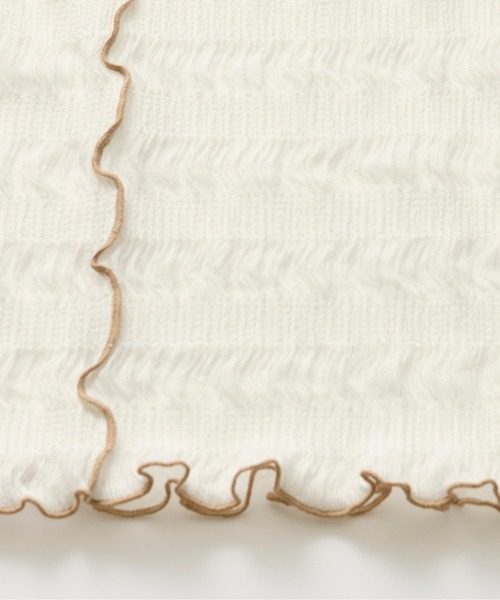 Ambre Neige（アンブルネージュ）の「シアークリンクルブラウス／【WEB/EC限定商品】（シャツ/ブラウス・レディース・ホワイト/アイボリー/モカ・FREE）」の14枚目の写真