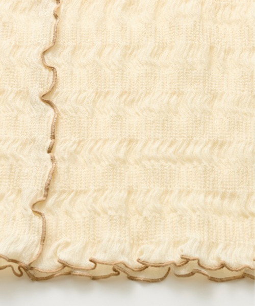 Ambre Neige（アンブルネージュ）の「シアークリンクルブラウス／【WEB/EC限定商品】（シャツ/ブラウス・レディース・ホワイト/アイボリー/モカ・FREE）」の5枚目の写真