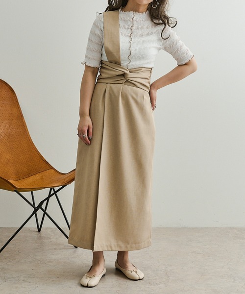 Ambre Neige（アンブルネージュ）の「シアークリンクルブラウス／【WEB/EC限定商品】（シャツ/ブラウス・レディース・ホワイト/アイボリー/モカ・FREE）」の17枚目の写真