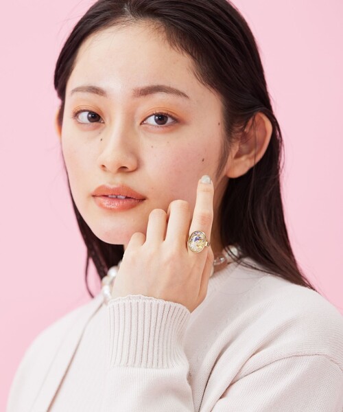 ANEVER（アンエバー）の「OVAL リング（リング・レディース・シルバー系/ゴールド系・F）」の9枚目の写真