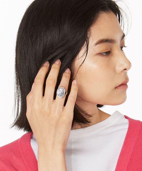 ANEVER（アンエバー）の「OVAL リング（リング・レディース・シルバー系/ゴールド系・F）」の7枚目の写真