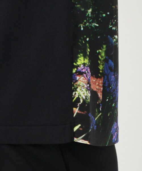 ポールスミス 現行 アガパンサス＆マリーゴールドプリント ニットコンビワンピース Paul Smith（ポールスミス）の「【洗える】アガパンサス＆マリー