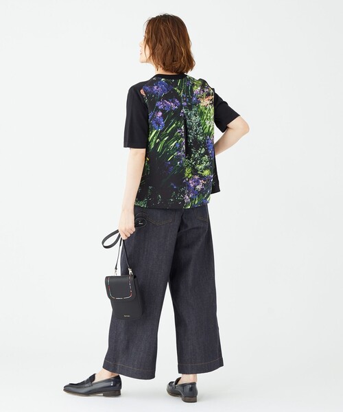ポールスミス 現行 アガパンサス＆マリーゴールドプリント ニットコンビワンピース Paul Smith（ポールスミス）の「【洗える】アガパンサス＆マリー