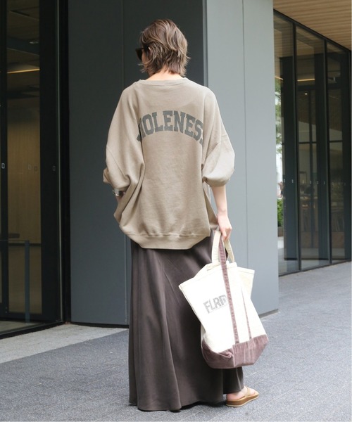 Deuxieme Classe(ドゥーズィエムクラス)の「*relaxing スウェット(スウェット・レディース・ベージュ/ホワイト/チャコールグレー・FREE)」の17枚目の写真