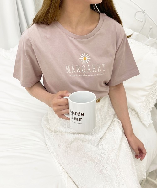 apres jour(アプレジュール)の「アソートTシャツ【ZOZOTOWN限定アイテム】(Tシャツ/カットソー・レディース・ホワイト系その他4/ホワイト系その他2/ブラック系その他/ライトブルー/ブラック/ピンク/ホワイト系その他/オフホワイト/ラベンダー/ピンク系その他/ホワイト系その他3・フリー/X-LARGE)」の9枚目の写真