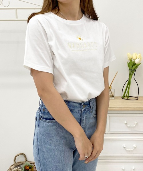 apres jour(アプレジュール)の「アソートTシャツ【ZOZOTOWN限定アイテム】(Tシャツ/カットソー・レディース・ホワイト系その他4/ホワイト系その他2/ブラック系その他/ライトブルー/ブラック/ピンク/ホワイト系その他/オフホワイト/ラベンダー/ピンク系その他/ホワイト系その他3・フリー/X-LARGE)」の16枚目の写真