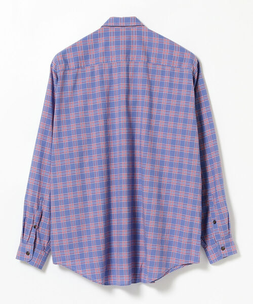 BEAMS（ビームス）の「BEAMS / ブライトチェック イージー シャツ（シャツ/ブラウス・メンズ・ブルー/グリーン・SMALL/MEDIUM/LARGE/X-LARGE）」の19枚目の写真