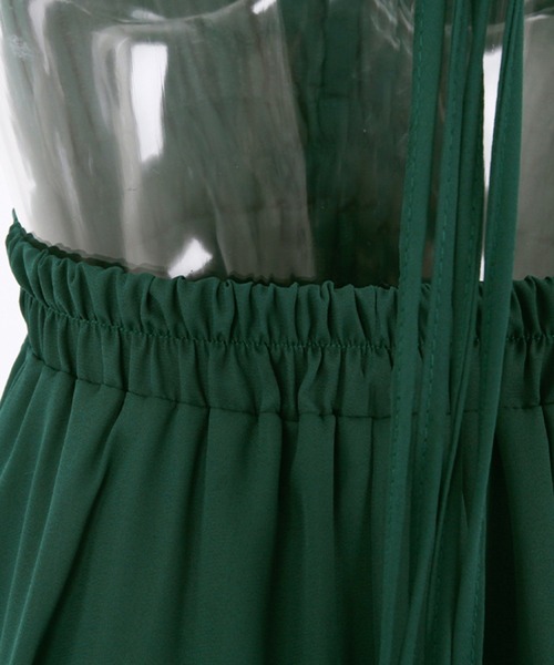 TeddyShop（テディショップ）の「レディース ホルターネックグリーンロングワンピース（ワンピース・レディース・グリーン・ONE SIZE）」の10枚目の写真