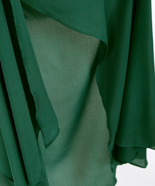 TeddyShop（テディショップ）の「レディース ホルターネックグリーンロングワンピース（ワンピース・レディース・グリーン・ONE SIZE）」の8枚目の写真