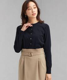 green label relaxing | 14G テンジク フェイクパール ボタン カーディガン -ウォッシャブル-(カーディガン/ボレロ)