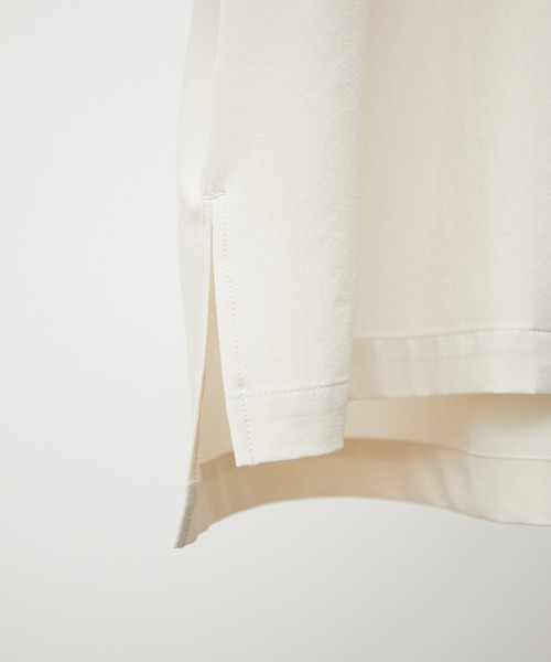 JUNRED(ジュンレッド)の「tai×JUNRed ドレープストレッチビッグシャツ(シャツ/ブラウス・メンズ・ライトグレー/ベージュ/ブルーグレー/ブラック/ダークパープル・FREE/M/L/S)」の17枚目の写真