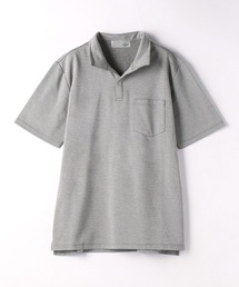 【canal deux luxe】スタンドカラーポロシャツ