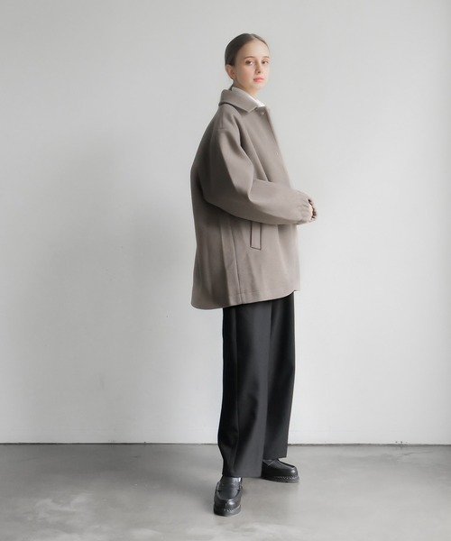ジャケット・アウター remer loose standard tailored jacket remer（リメール）の「loose melton coach jacket / ルーズ