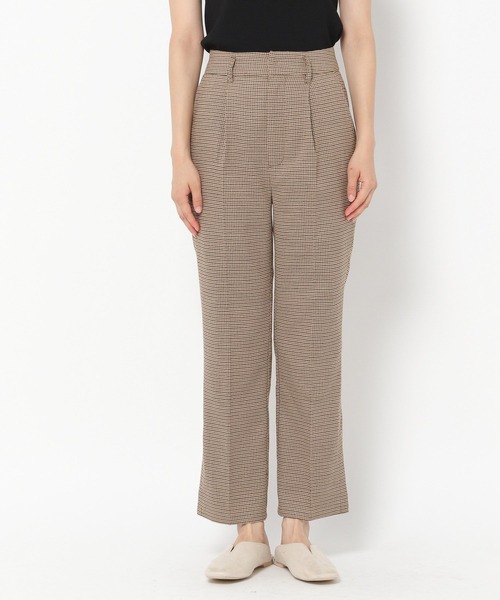 mysty woman（ミスティウーマン）の「アソートフレアパンツ 219245（スラックス・レディース・ブラウン/グレー/ブラウン系その他・FREE）」の8枚目の写真