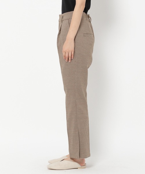 mysty woman（ミスティウーマン）の「アソートフレアパンツ 219245（スラックス・レディース・ブラウン/グレー/ブラウン系その他・FREE）」の9枚目の写真