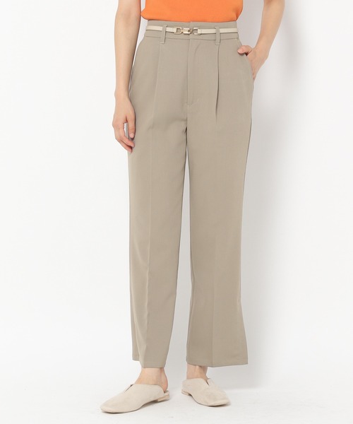 mysty woman（ミスティウーマン）の「アソートフレアパンツ 219245（スラックス・レディース・ブラウン/グレー/ブラウン系その他・FREE）」の19枚目の写真