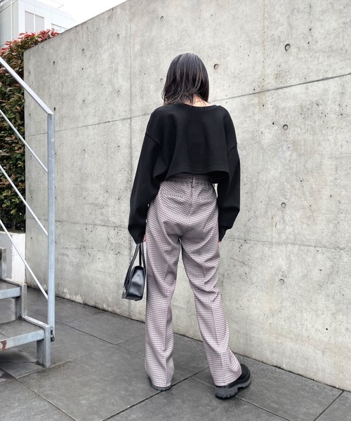 WHO'S WHO gallery(フーズフーギャラリー)の「21AWリングドットコンパクトカーデ(カーディガン/ボレロ・レディース・ブラック/ブラウン/グリーン/ボルドー・FREE)」の10枚目の写真