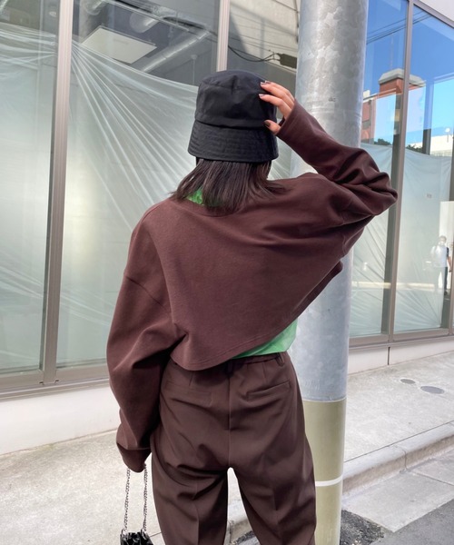 WHO'S WHO gallery(フーズフーギャラリー)の「21AWリングドットコンパクトカーデ(カーディガン/ボレロ・レディース・ブラック/ブラウン/グリーン/ボルドー・FREE)」の15枚目の写真