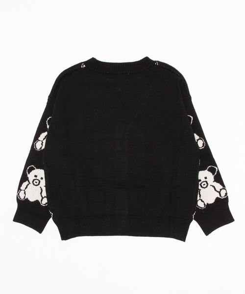 aimoha（アイモハ）の「【aimoha-KIDS-】子供服 かわいいクマ総柄カーディガン（カーディガン/ボレロ・キッズ・イエロー/ブラック・90/110/100/120/130/140/80）」の21枚目の写真