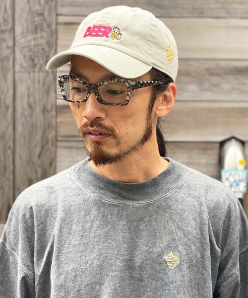 ALDIES（アールディーズ）の「I Love Beer Cap / アイラブビアーキャップ（キャップ・メンズ・ブラック/ベージュ/オレンジ/ブルー/ピンク・FREE）」の11枚目の写真