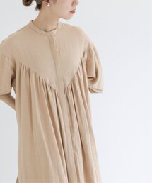 MJUKA. | 織姫炊きギャザーマキシワンピース(ワンピース)