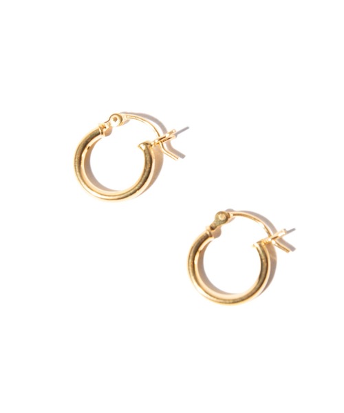 glamb（グラム）の「Hoop Pierce (14mm) / フープピアス (14mm)（ピアス（両耳用）・メンズ・ゴールド/シルバー・FREE）」の2枚目の写真