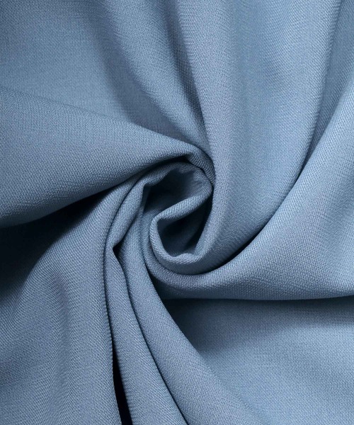 SITRY（シトリー）の「別注 Polyester tropical Fly front Over shirt/トロミ 比翼仕立て オーバーシャツ（シャツ/ブラウス・メンズ・ライトグレー/ブラック/ライトブラウン/ブルー/パープル/グレイッシュベージュ/オフホワイト/グレー系その他/ホワイト系その他/ブラック系その他・M/L/LL）」の18枚目の写真