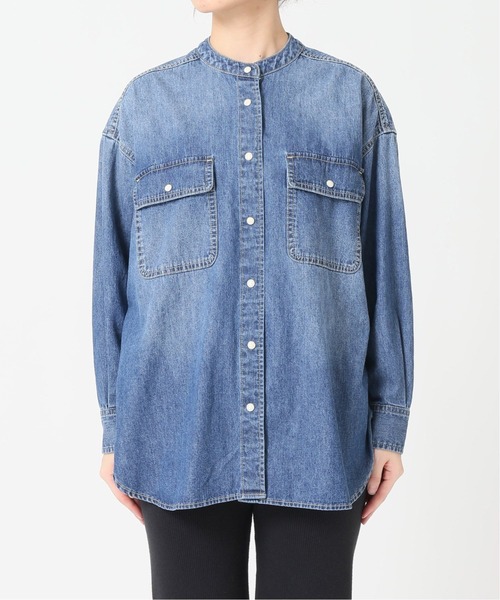 Le denim シャツ スローブイエナ LE DENIMポイントカラーシャツ（シャツ／ブラウス）｜SLOBE IENA