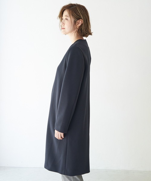 ROPE' PICNIC（ロペピクニック）の「ダンボールカラーレスコート（その他アウター・レディース・チャコールグレー/ベージュ/ネイビー・38/40）」の8枚目の写真
