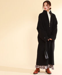 Ray BEAMS / スタンドカラー ビッグ コート