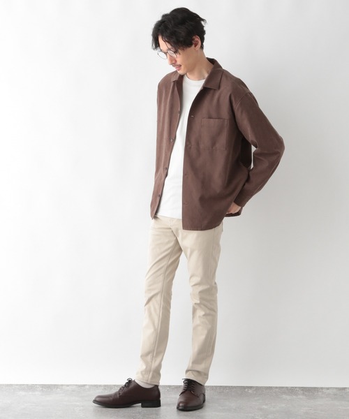 GLOBAL WORK（グローバルワーク）の「抗菌クリーンT長袖/215347（Tシャツ/カットソー・メンズ・ライトグレー/チャコールグレー/スカイブルー/ライトグリーン/ブラウン系その他6・LARGE/SMALL/MEDIUM/X-LARGE）」の7枚目の写真