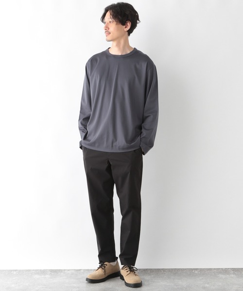 GLOBAL WORK（グローバルワーク）の「抗菌クリーンT長袖/215347（Tシャツ/カットソー・メンズ・ライトグレー/チャコールグレー/スカイブルー/ライトグリーン/ブラウン系その他6・LARGE/SMALL/MEDIUM/X-LARGE）」の6枚目の写真