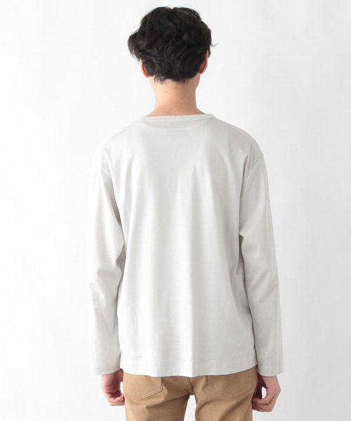 GLOBAL WORK（グローバルワーク）の「抗菌クリーンT長袖/215347（Tシャツ/カットソー・メンズ・ライトグレー/チャコールグレー/スカイブルー/ライトグリーン/ブラウン系その他6・LARGE/SMALL/MEDIUM/X-LARGE）」の14枚目の写真