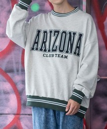 WEGO | WEGO/ヘビーウエイト スタジアムロゴビッグシルエットプルオーバー(スウェット)