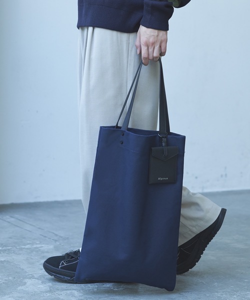 Alpinus(アルピナス)の「Alpinus - ポシェット付き レザーコンビトートバック(トートバッグ・メンズ・ネイビー/ホワイト・FREE)」の21枚目の写真