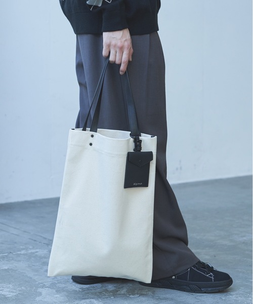 Alpinus(アルピナス)の「Alpinus - ポシェット付き レザーコンビトートバック(トートバッグ・メンズ・ネイビー/ホワイト・FREE)」の15枚目の写真