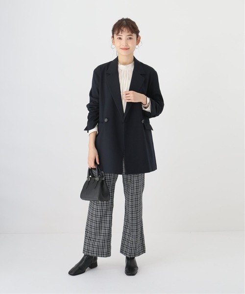 Simplicite（サンプリシテ）の「タックスタンド ボリュームブラウス（シャツ/ブラウス・レディース・ブラック/アイボリー/オレンジ・FREE）」の20枚目の写真