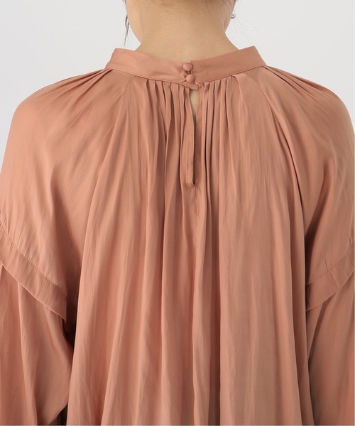 Simplicite（サンプリシテ）の「タックスタンド ボリュームブラウス（シャツ/ブラウス・レディース・ブラック/アイボリー/オレンジ・FREE）」の12枚目の写真