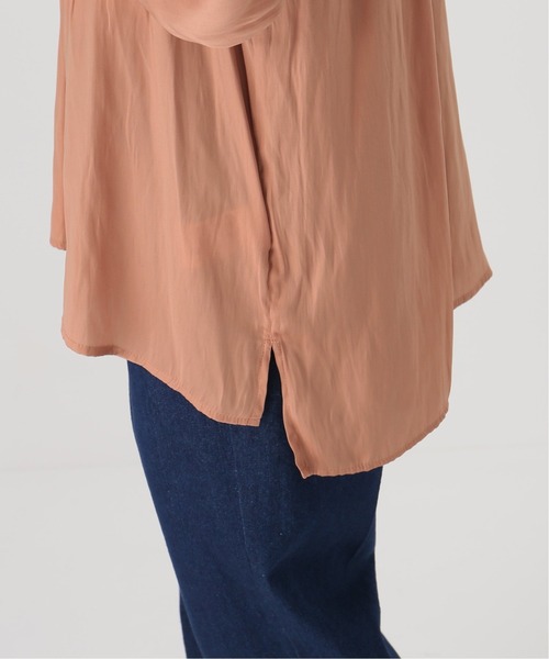 Simplicite（サンプリシテ）の「タックスタンド ボリュームブラウス（シャツ/ブラウス・レディース・ブラック/アイボリー/オレンジ・FREE）」の22枚目の写真