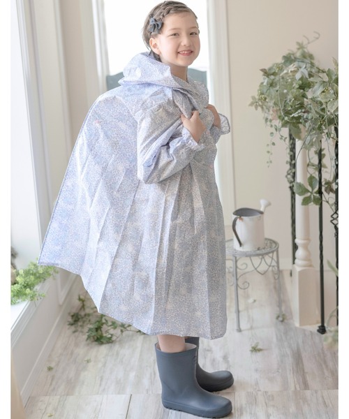 tahichi-coco　プチバトー　ポンチョ　レインコート　グレージュ tahichi-coco プチバトー ポンチョ レインコート グレージュ tahichi