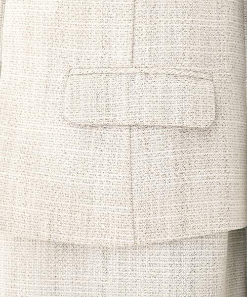 SHOO・LA・RUE（シューラルー）の「◆【S-3L】クラッシーツイードノーカラージャケット（ノーカラージャケット・レディース・ベージュ系その他4/ネイビー系7・01/02/03/04/05）」の9枚目の写真