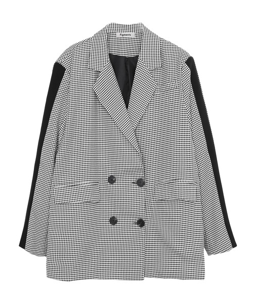 Figments（フィグメンツ）の「サイドラインジャケット（テーラードジャケット・レディース・ブラック・FREE）」の12枚目の写真