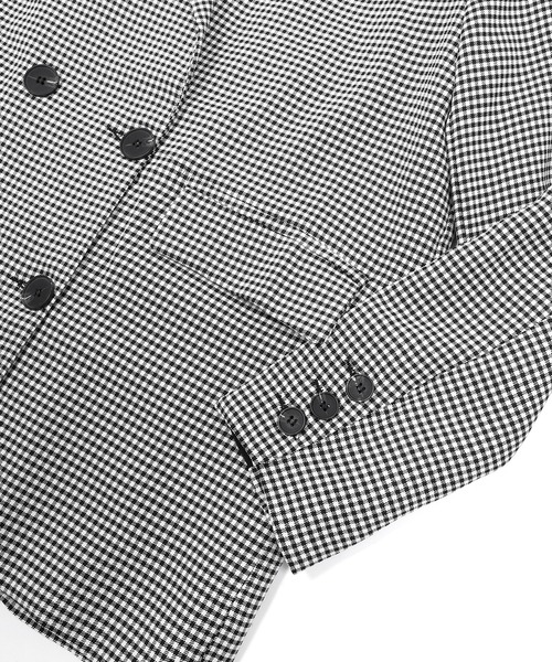 Figments（フィグメンツ）の「サイドラインジャケット（テーラードジャケット・レディース・ブラック・FREE）」の7枚目の写真