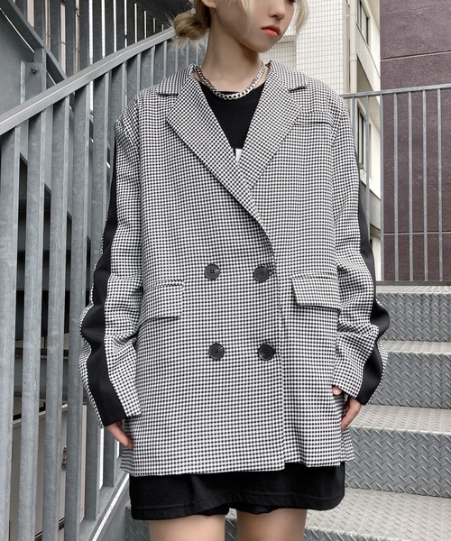 Figments（フィグメンツ）の「サイドラインジャケット（テーラードジャケット・レディース・ブラック・FREE）」の18枚目の写真