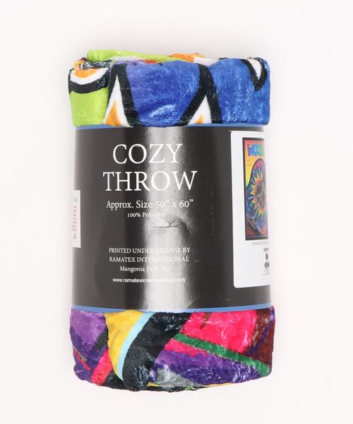 【EARTH RAGZ/アースラグズ】WOODSTOCK FLANNEL FLEECE THROWS50 X 60(UN)（ブランケット）｜tone（トーン）