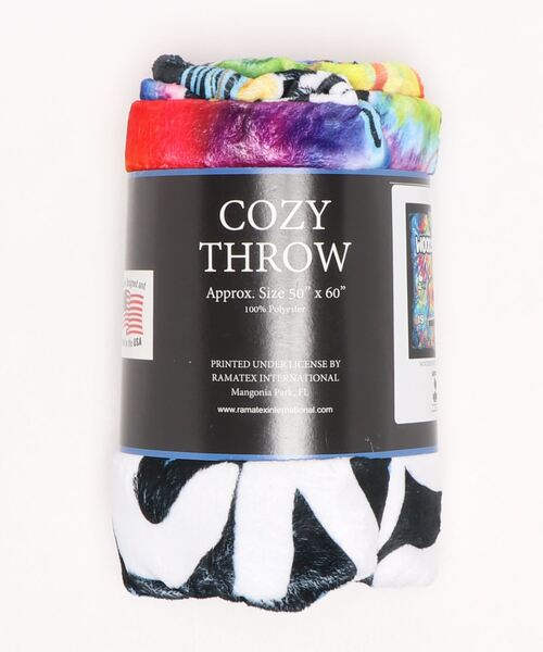 【EARTH RAGZ/アースラグズ】WOODSTOCK FLANNEL FLEECE THROWS50 X 60(UN)（ブランケット）｜tone（トーン）