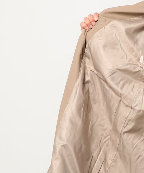 Retro Grade（レトログレード）の「RETRO GRADE/レトログレード　T/C SHEEP TRENCH COAT T/Cシープトレンチコート（トレンチコート・メンズ・ブラック/ベージュ・LARGE）」の4枚目の写真